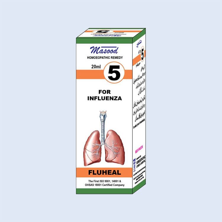 HR-05 (FLUHEAL) – Influenza & Fever Drops  -  Dr. Masood