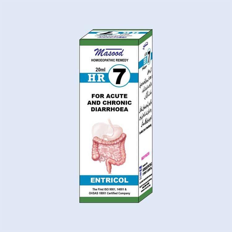 HR-07 (ENTRICOL) – Diarrhoea Drops  -  Dr. Masood