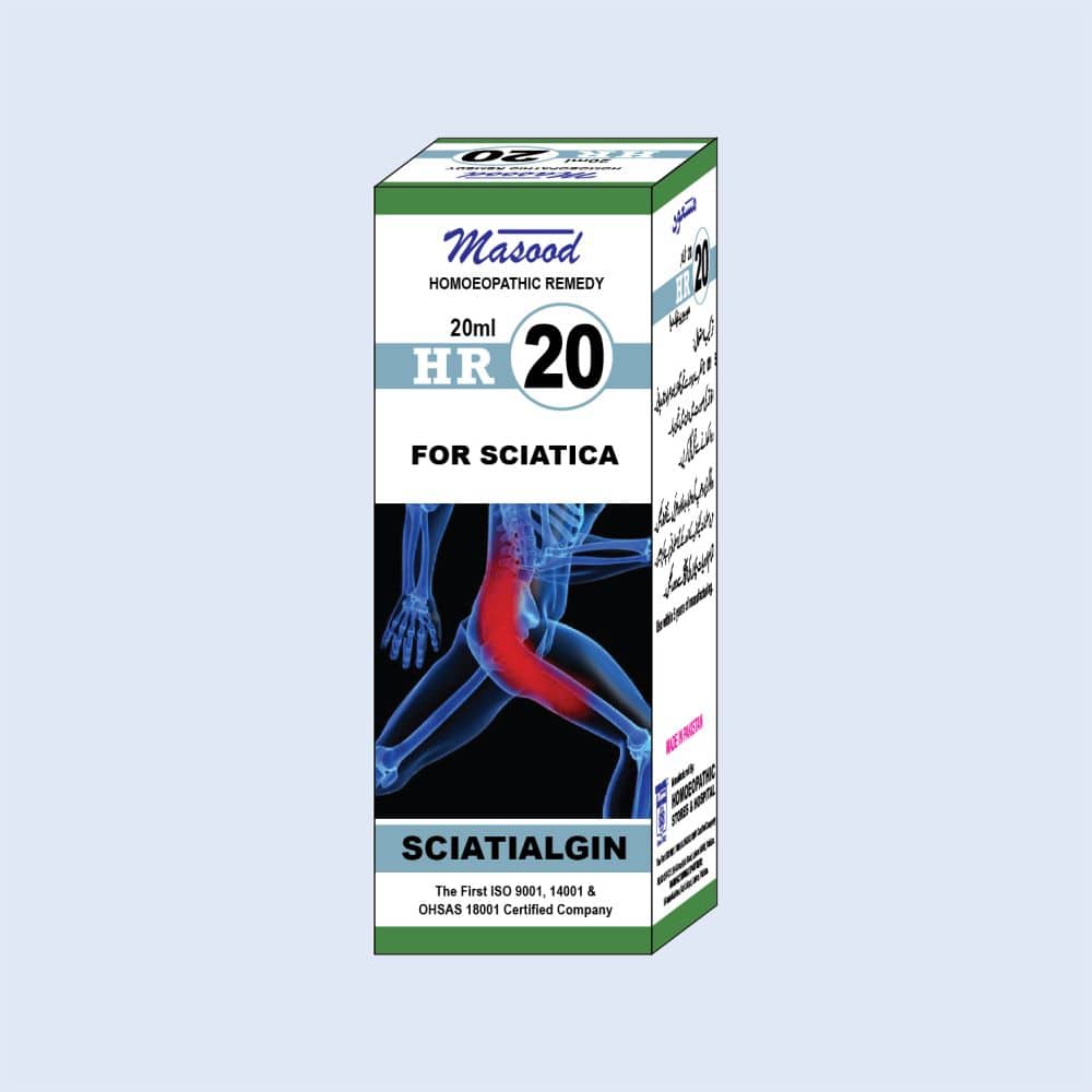 HR-20 (SCIATIALGIN) – Sciatica Drops  -  Dr. Masood