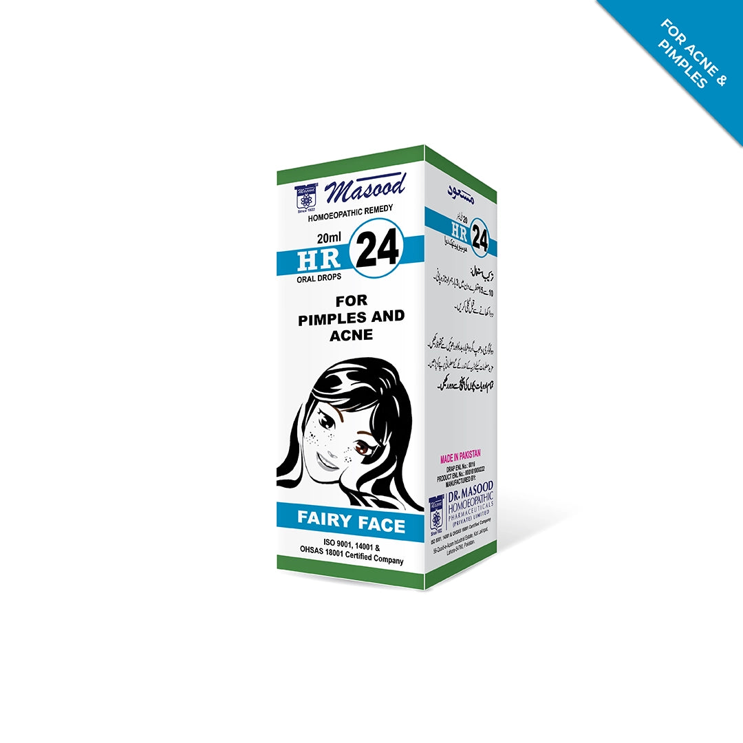 HR-24 (FAIRY FACE) – Acne & Pimples Drops  -  Dr. Masood