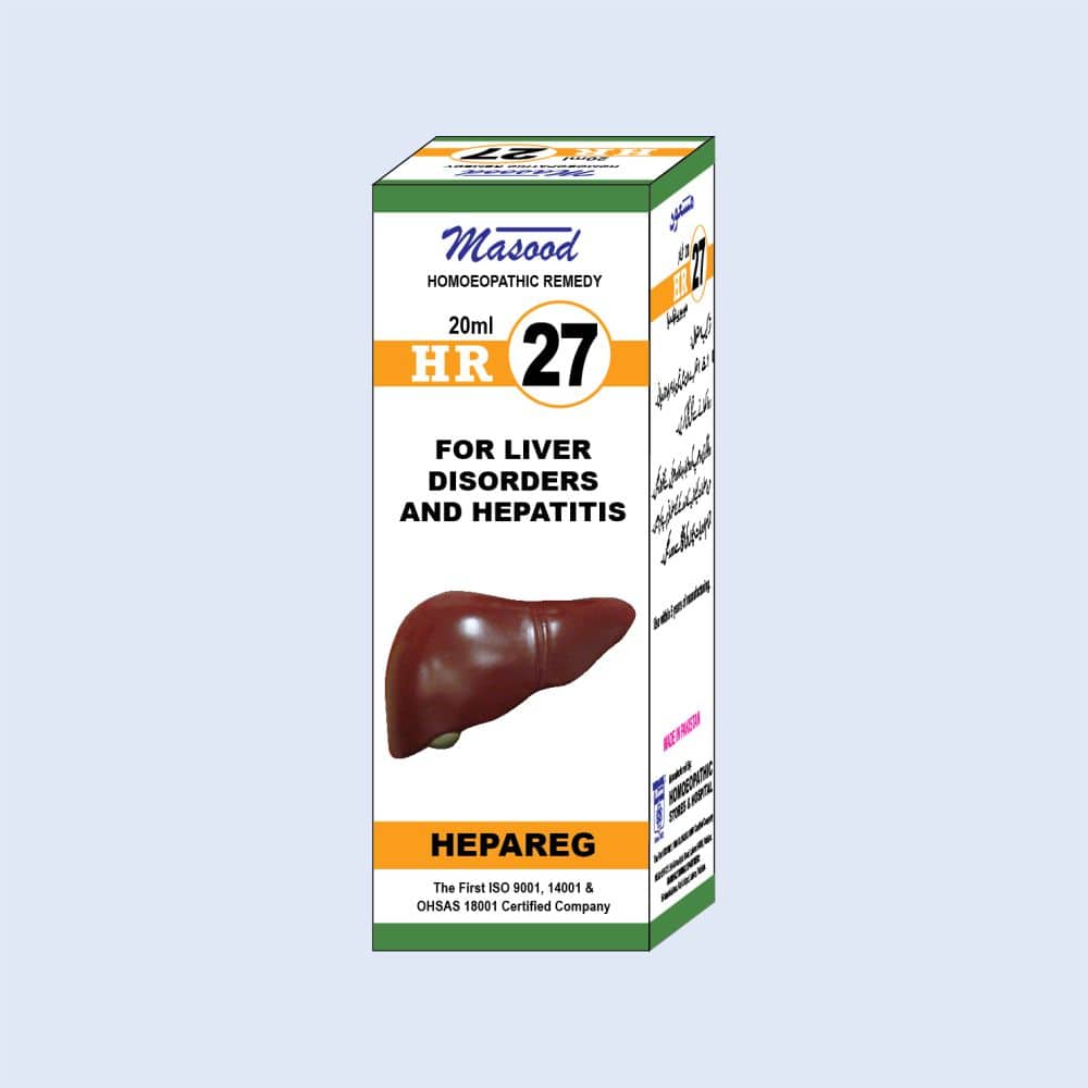 HR-27 (HEPAREG) – Liver Disorders Drops  -  Dr. Masood