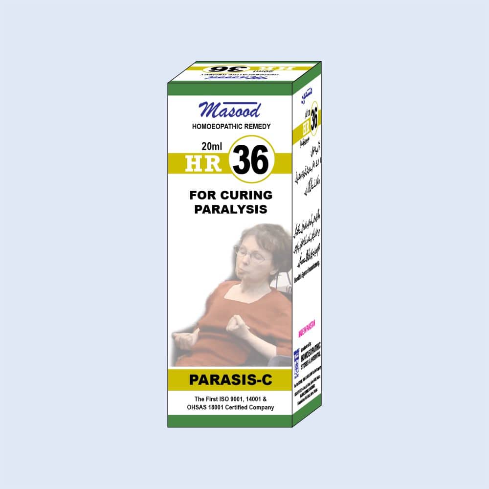 HR-36 (PARASIS-C) – Paralysis & Nervous System Drops  -  Dr. Masood