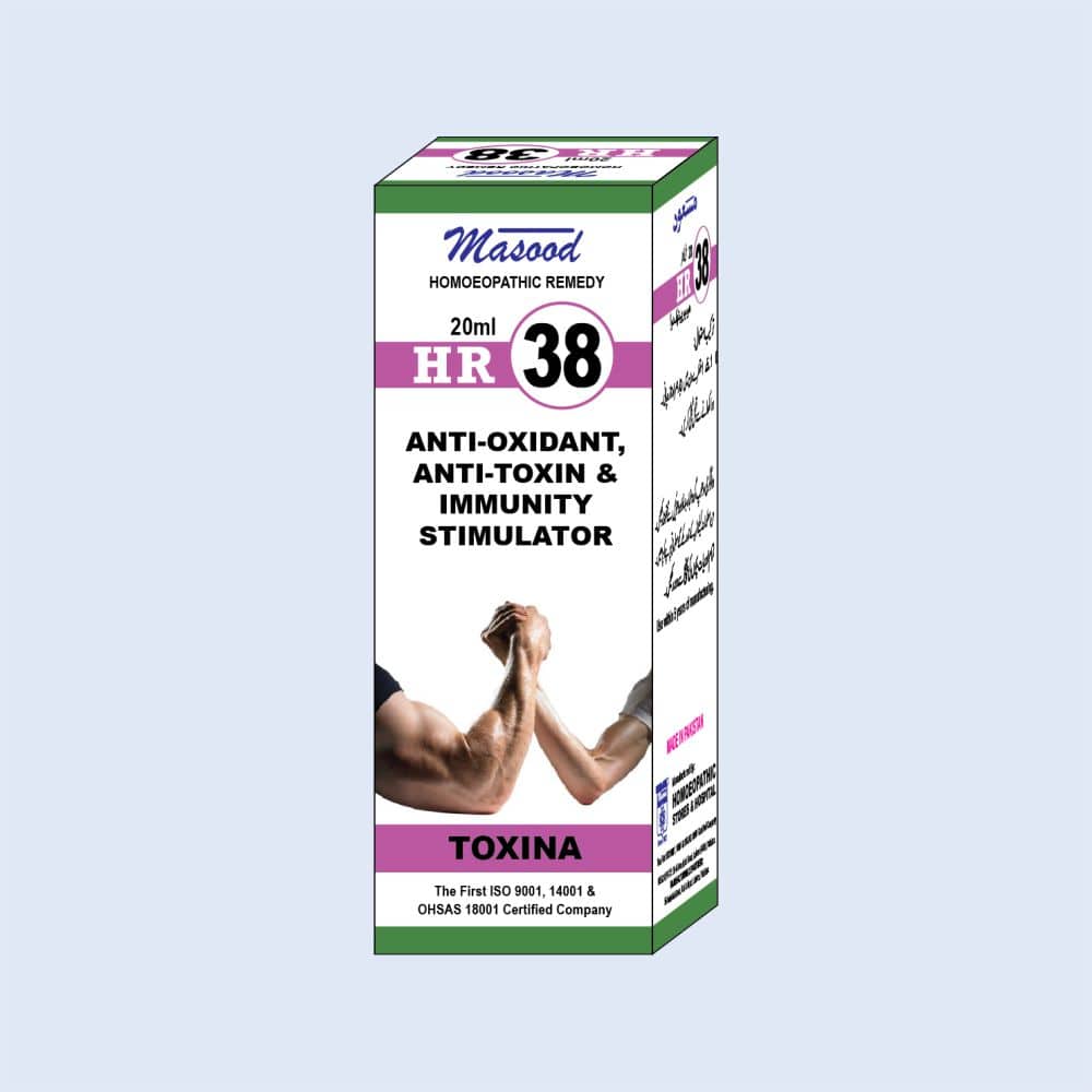 HR-38 (TOXINA) – Immunity Booster & Detox Drops  -  Dr. Masood