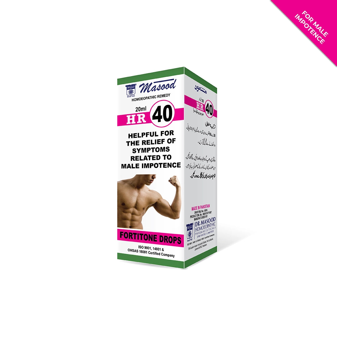 HR-40 (FORTITONE) – Male Impotency Drops  -  Dr. Masood