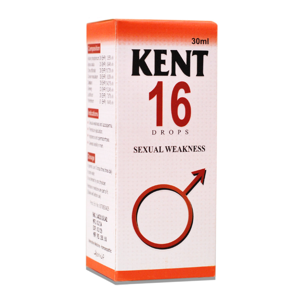 Kent 16 Drops – Sexual Weakness  -  Kent Pharma