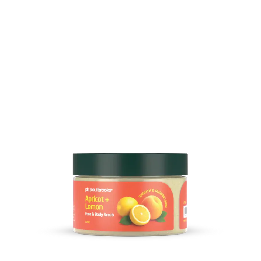 Apricot + Lemon Face & Body Scrub  -  Paul Brooks