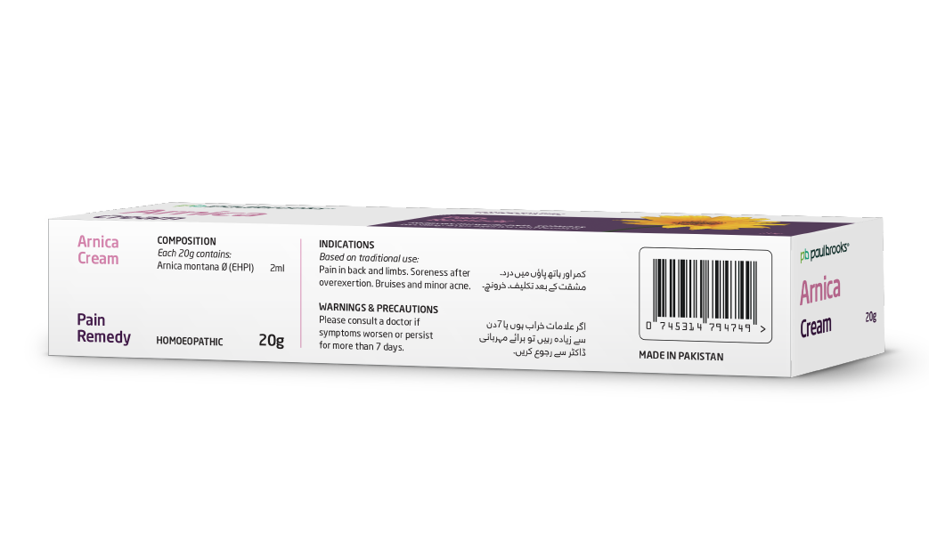 Arnica Pain Remedy Cream by Paul Brooks