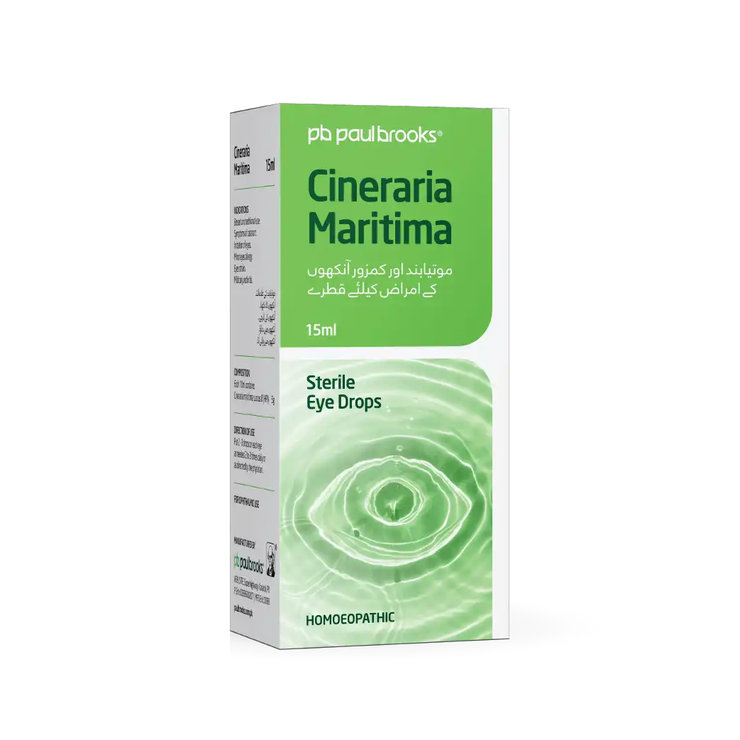 Cineraria Martima  Eye Drops by Paul Brooks