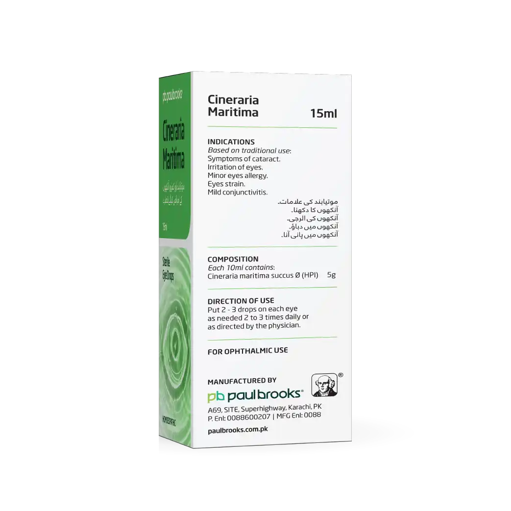 Cineraria Martima  Eye Drops by Paul Brooks