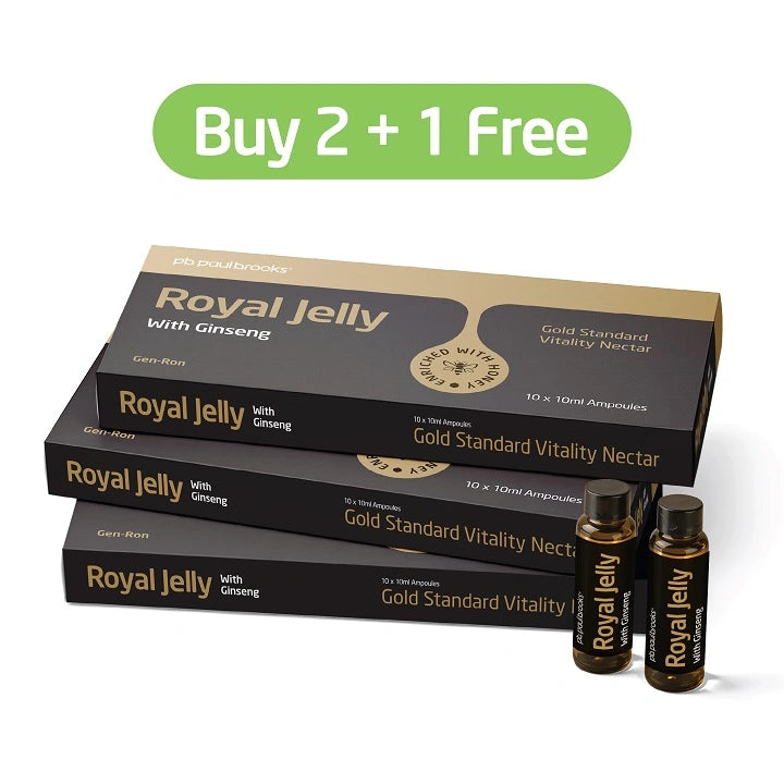 Gen-Ron Royal Jelly With Ginseng - Buy 2 Get 1 Free  -  Paul Brooks
