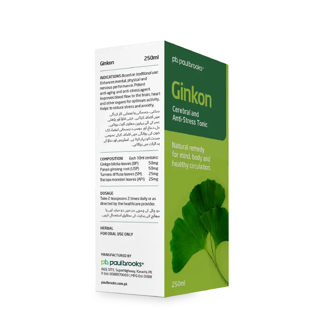 Ginkon Cerebral and Anti Stress Tonic by Paul Brooks