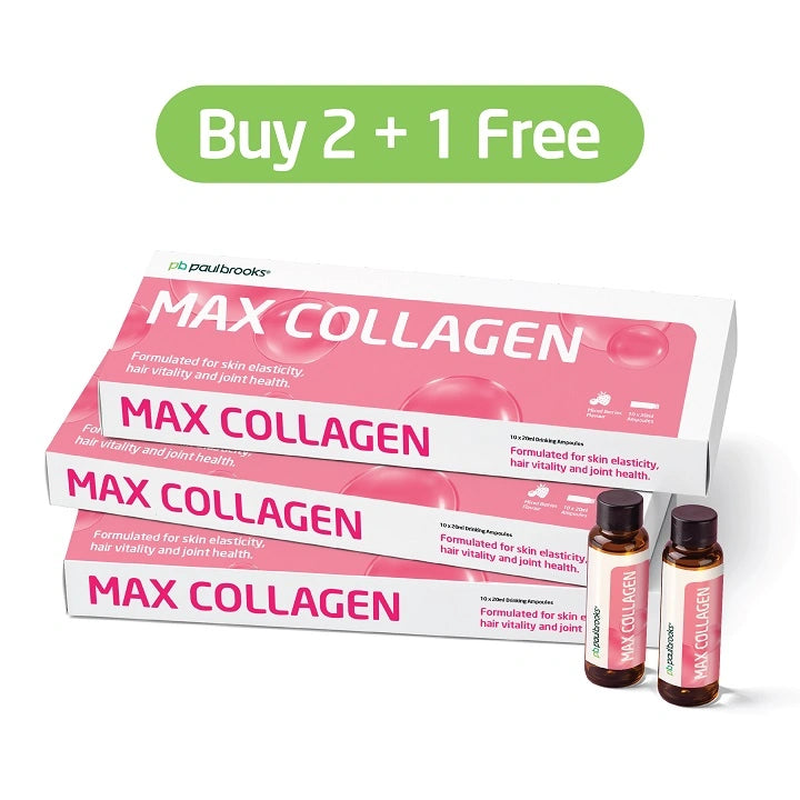 Max Collagen - Buy 2 Get 1 Free  -  Paul Brooks
