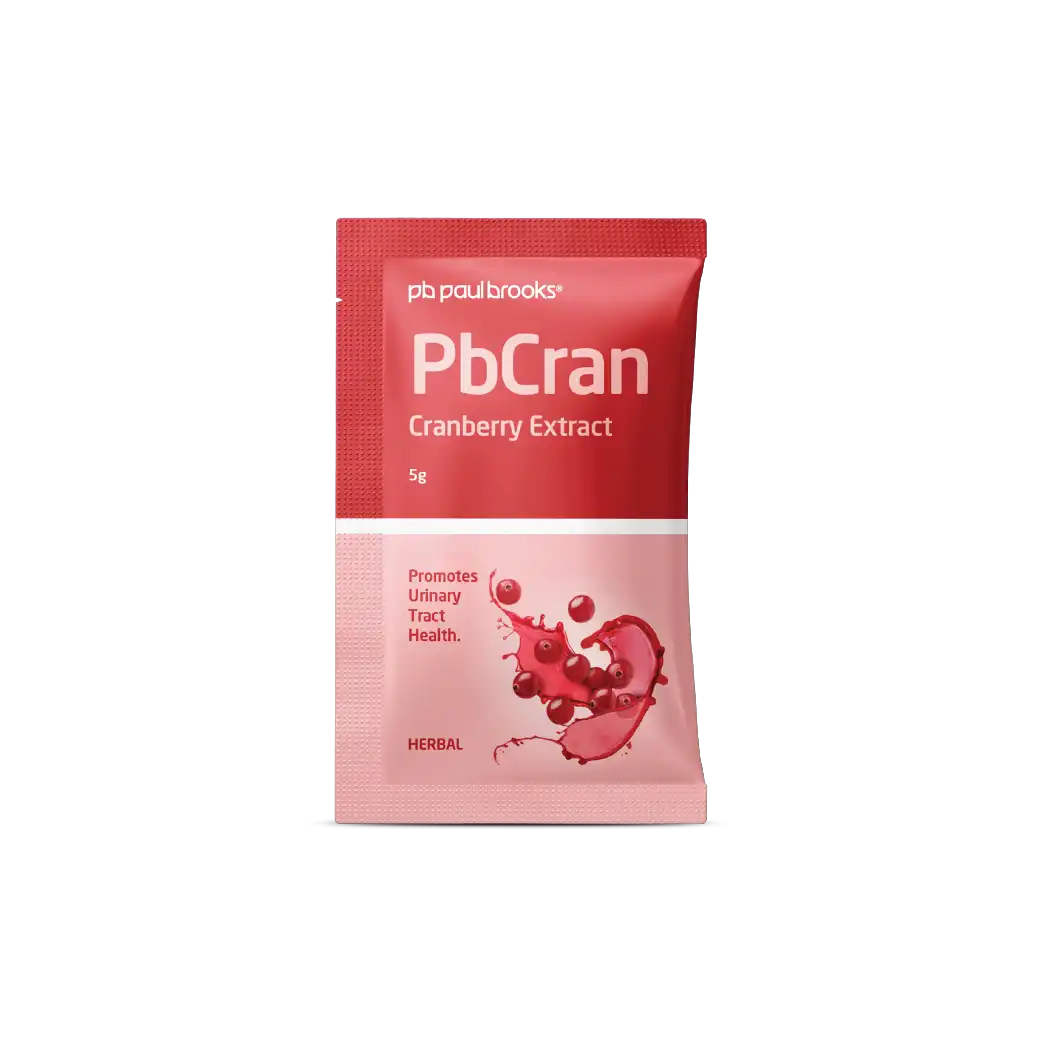 PbCran Cranberry Extract Sachets by Paul Brooks