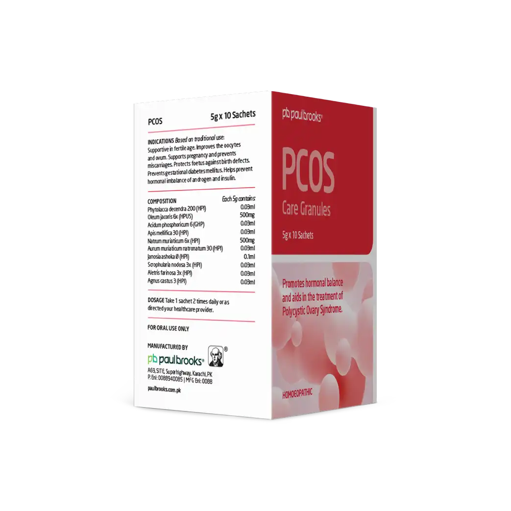 PCOS Care Granules Sachets by Paul Brooks