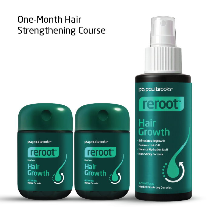Reroot Hair Growth (Spray and Tablet Pack)  -  Paul Brooks